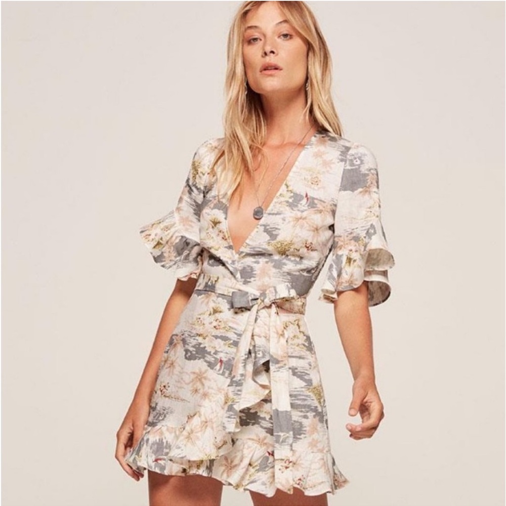 Reformation Kelsey Linen Dress